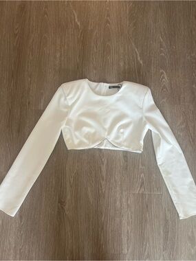 Rhinestone trim top